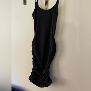 Black dress stretch material